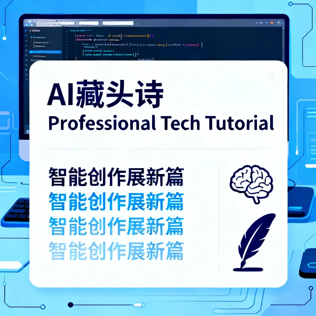 AI藏头诗配图1