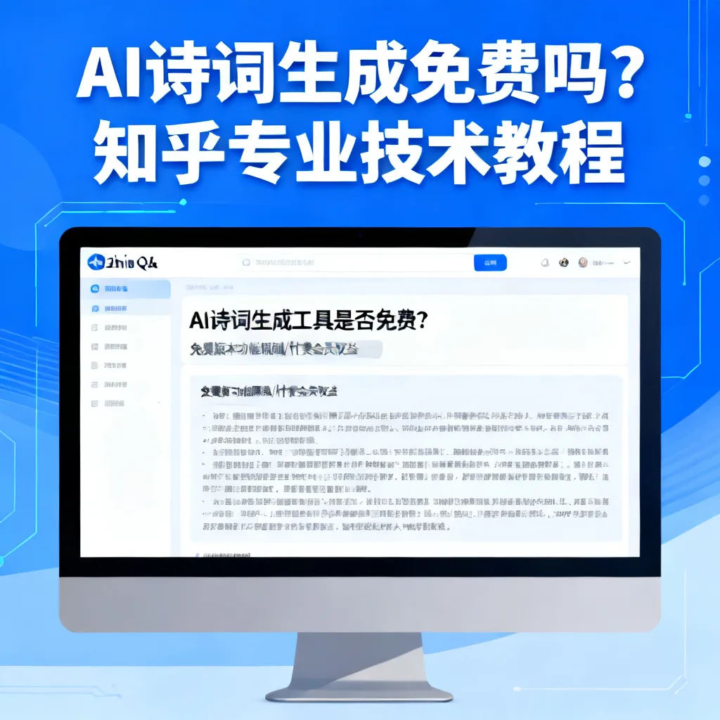 ai诗词生成免费吗知乎配图2