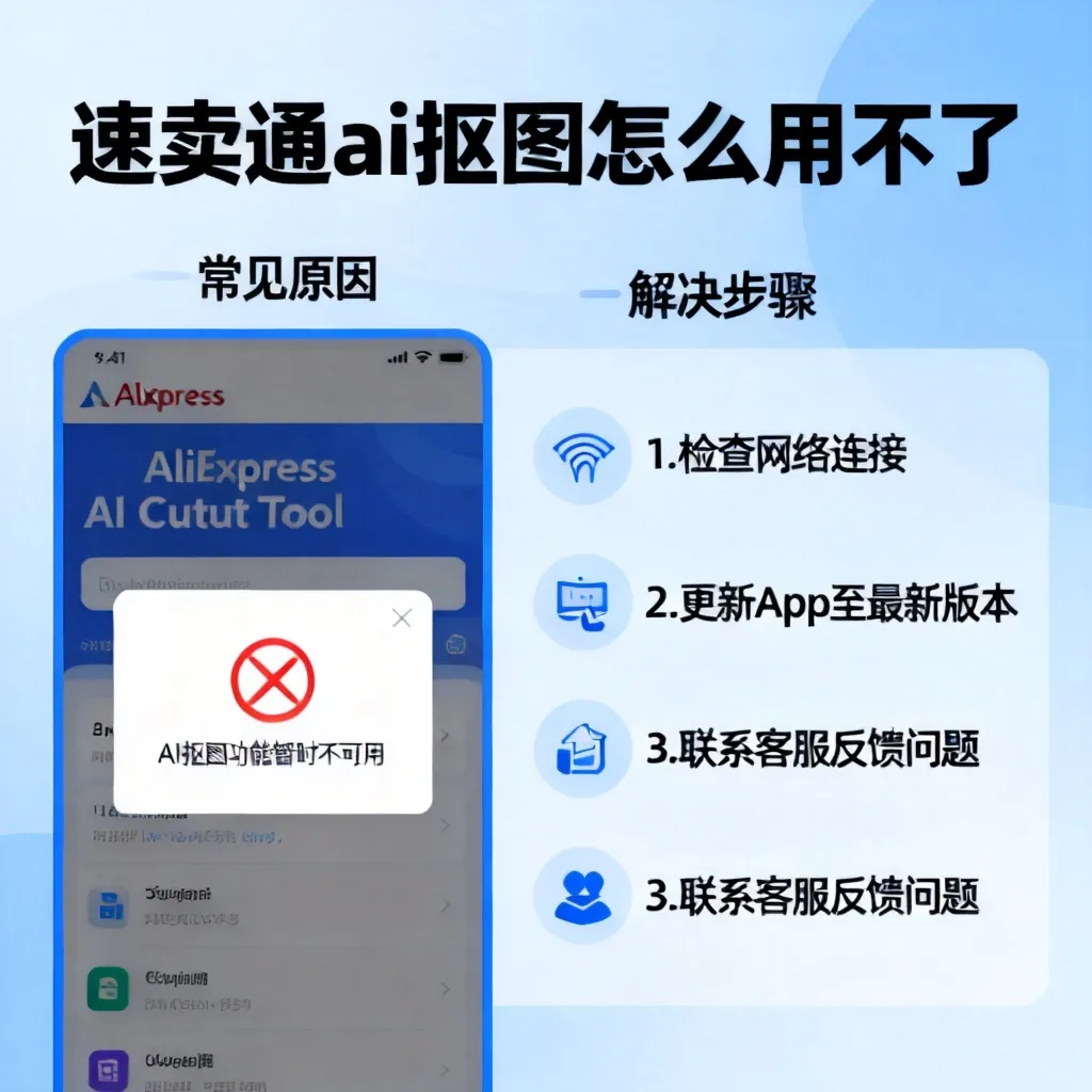 速卖通ai抠图怎么用不了配图2