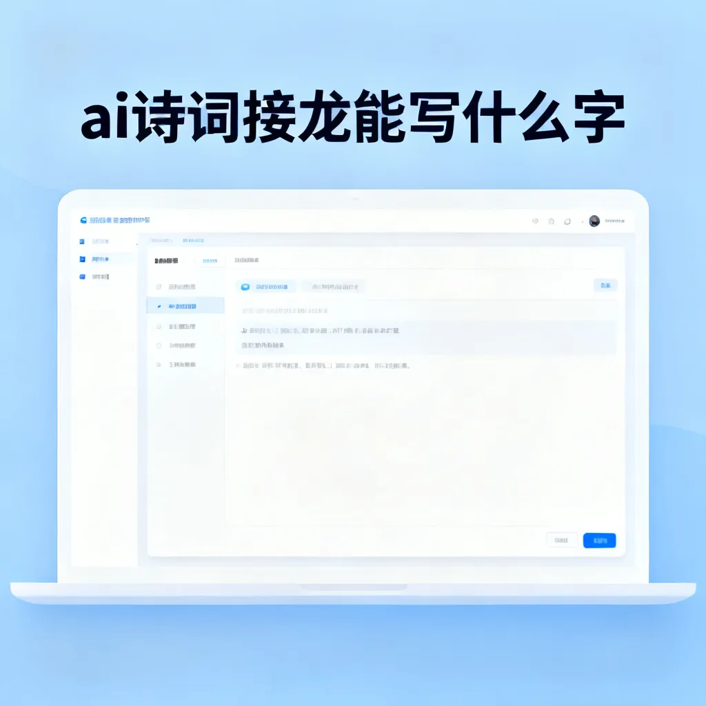ai诗词接龙能写什么字配图2
