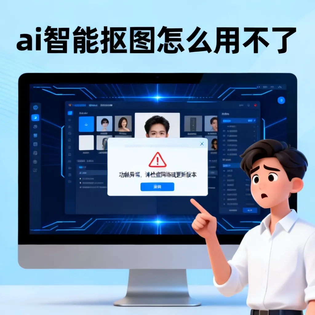 ai智能抠图怎么用不了配图1