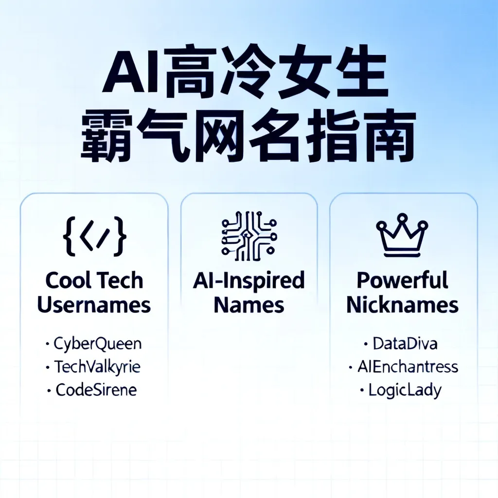 2026女生必看！AI高冷网名哪个好用点？霸气女王范全攻略