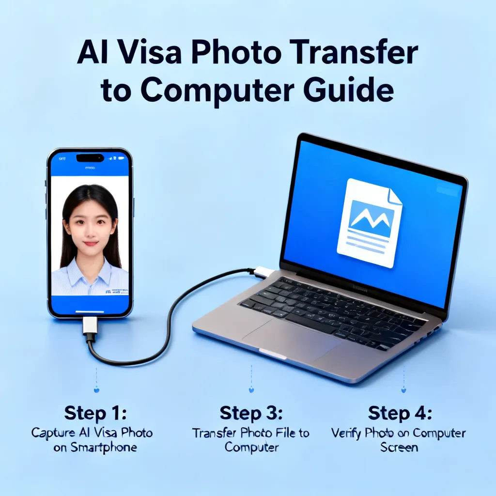 ai签证照片怎么弄到电脑上配图2