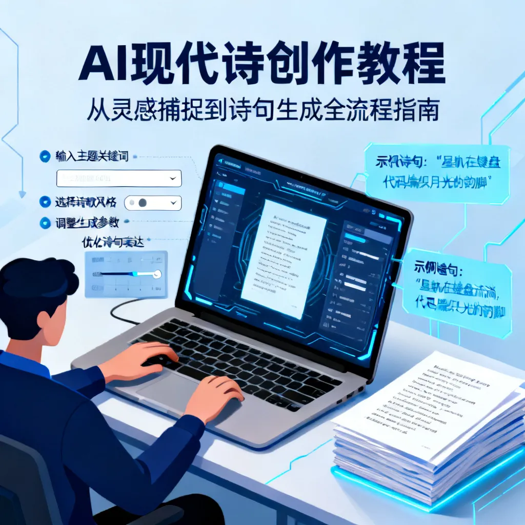 ai写现代诗怎么写出来配图1