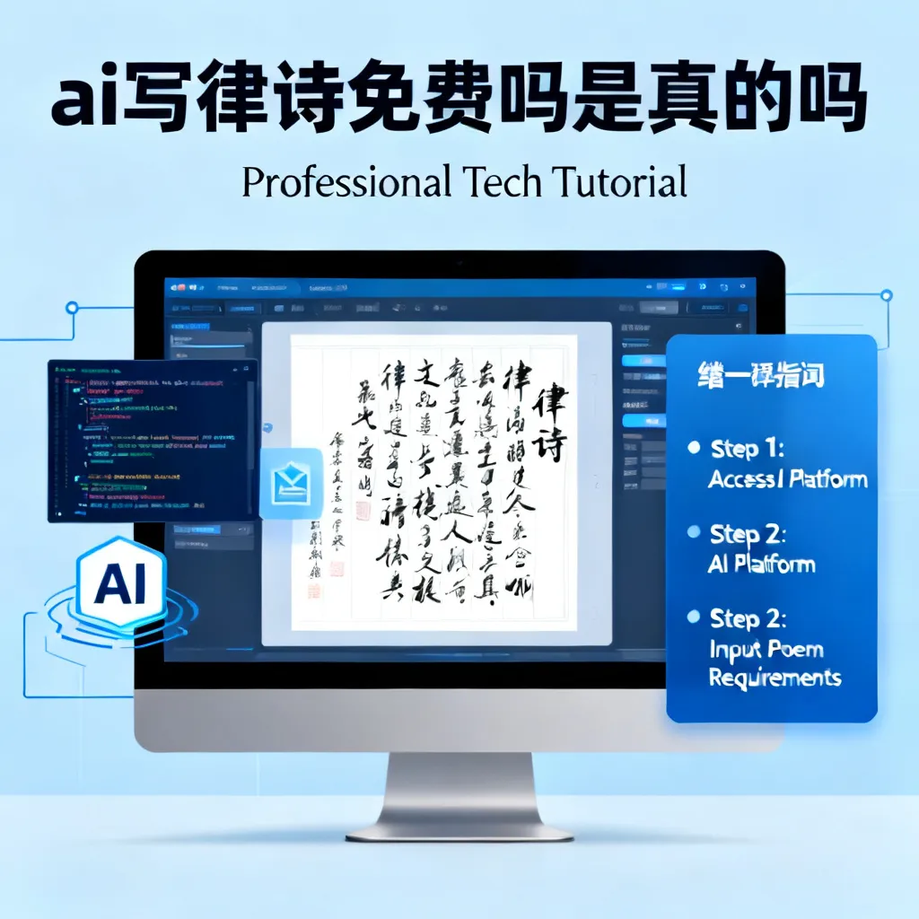 ai写律诗免费吗是真的吗配图1