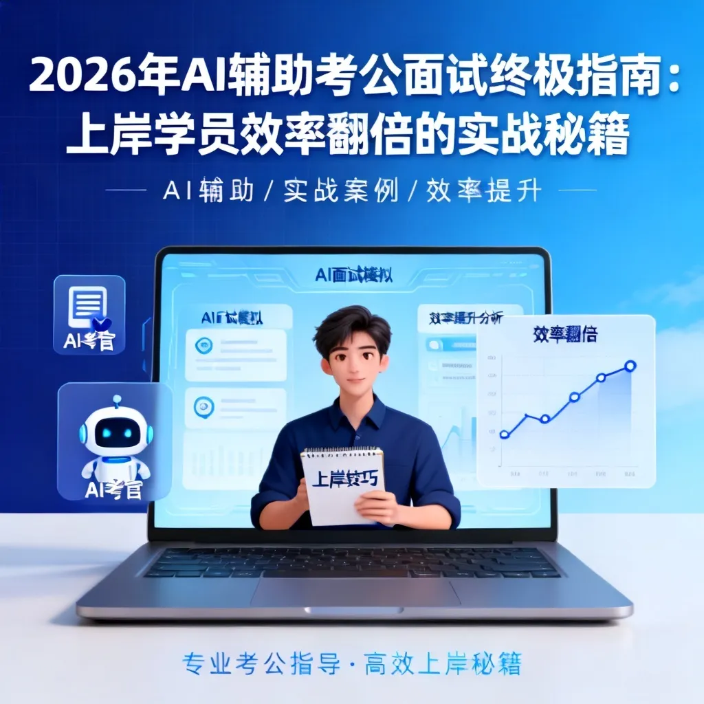 2026年AI辅助考公面试终极指南:上岸学员效率翻倍的实战秘籍配图1