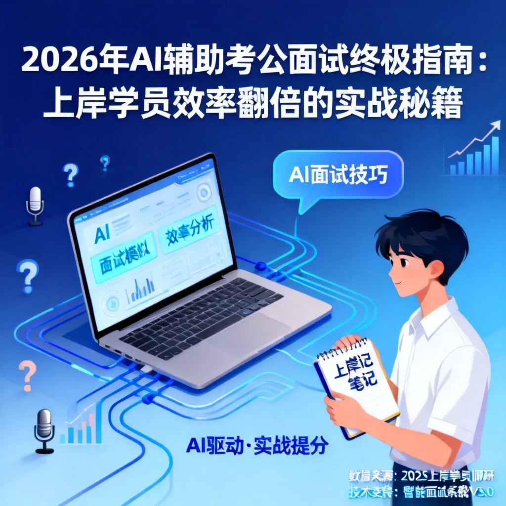 2026年AI辅助考公面试终极指南:上岸学员效率翻倍的实战秘籍配图2