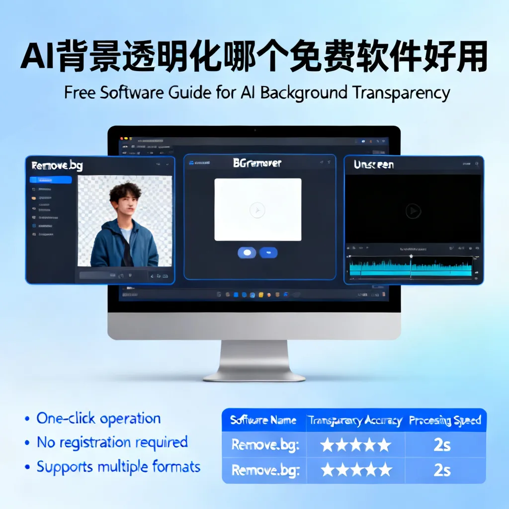 ai背景透明化哪个免费软件好用配图2