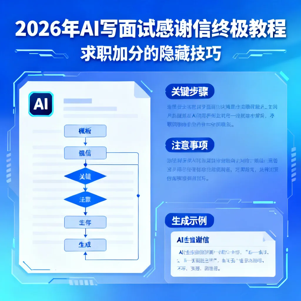 2026年AI写面试感谢信终极教程:求职加分的隐藏技巧配图2