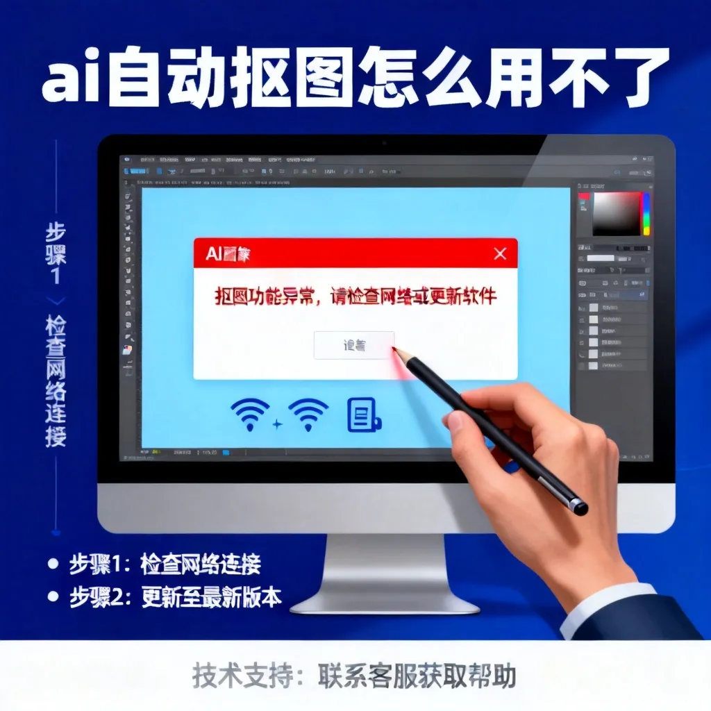 ai自动抠图怎么用不了配图1