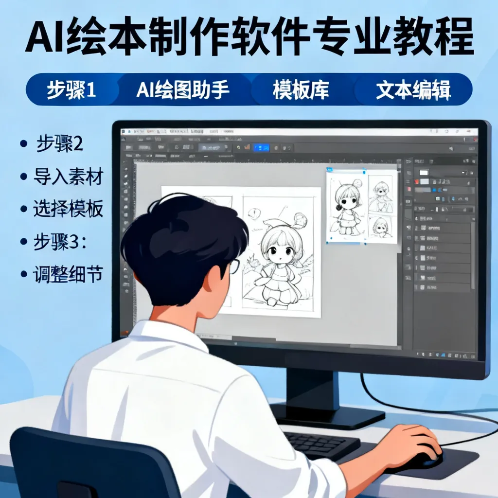 AI绘本制作软件配图1