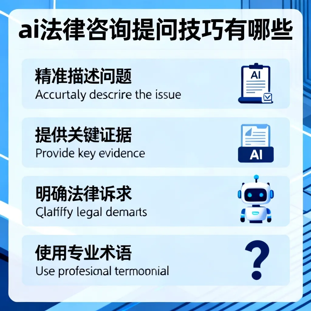 2026年AI法律咨询提问技巧全攻略：从入门到精通