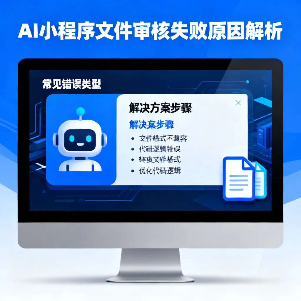ai做小程序怎么审核不了文件配图2