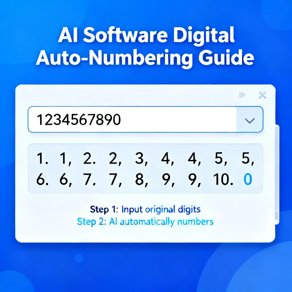 ai软件数字怎么自动编号配图1