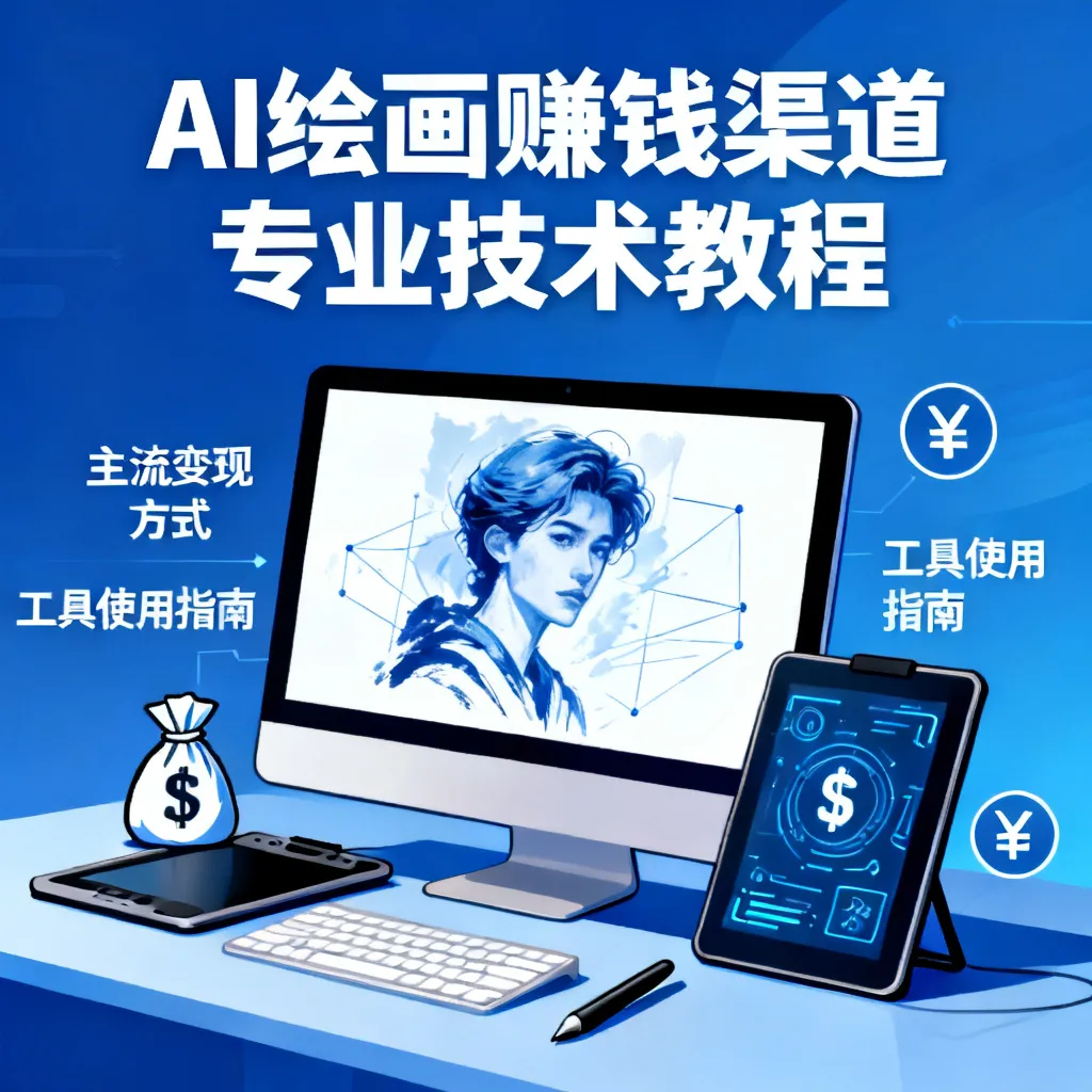 AI绘画赚钱渠道配图1