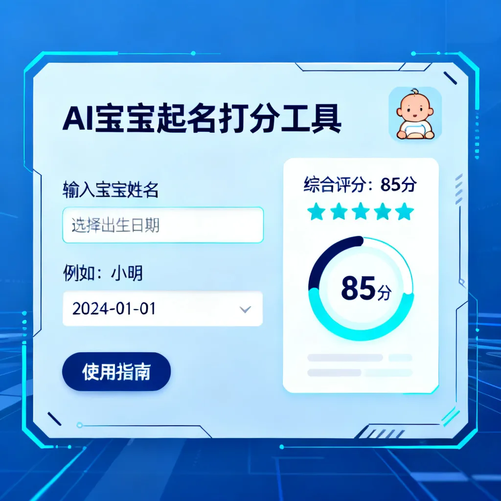 AI宝宝起名打分工具配图2