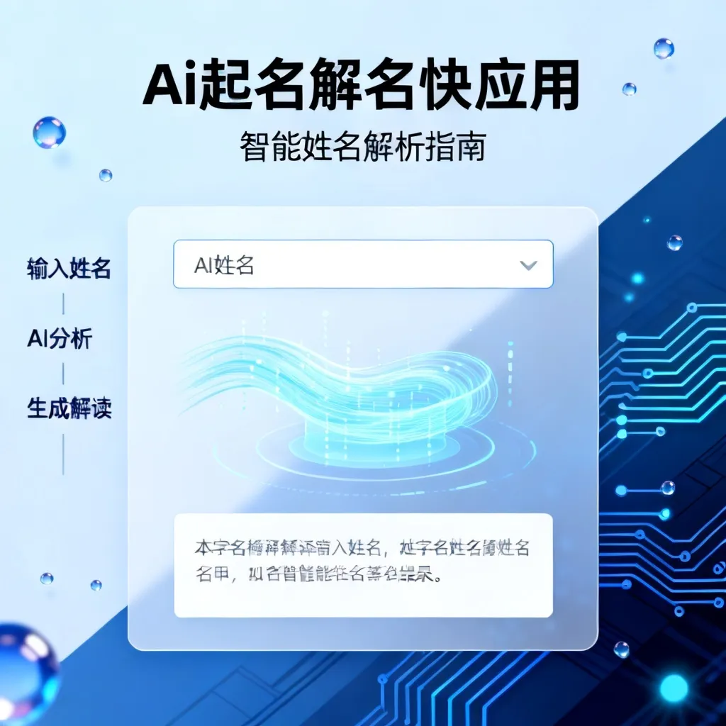 Ai起名解名快应用配图1