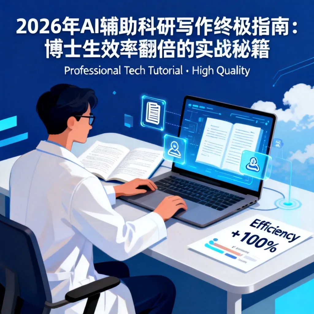 2026年AI辅助科研写作终极指南:博士生效率翻倍的实战秘籍配图2