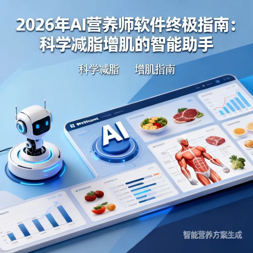 2026年AI营养师软件终极指南：科学减脂增肌的智能助手配图2