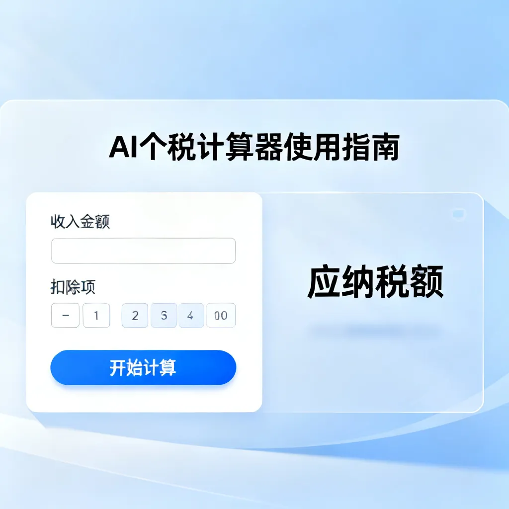 AI个税计算器配图1