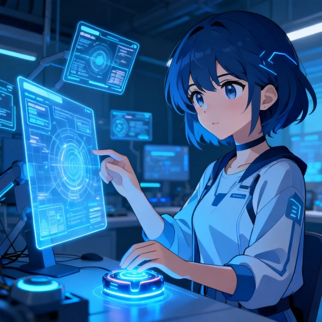 AI画二次元人物配图1