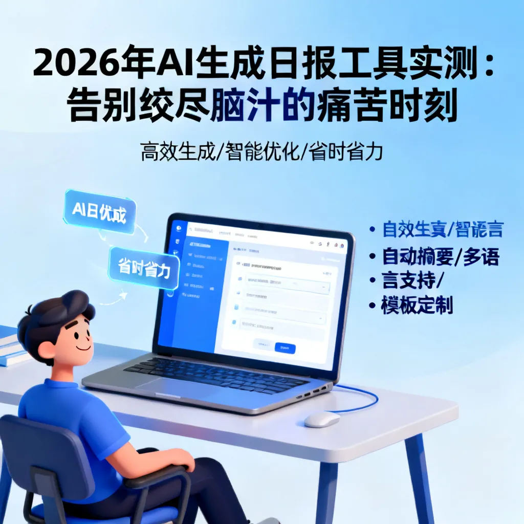 2026年AI生成日报工具实测:告别绞尽脑汁的痛苦时刻配图1