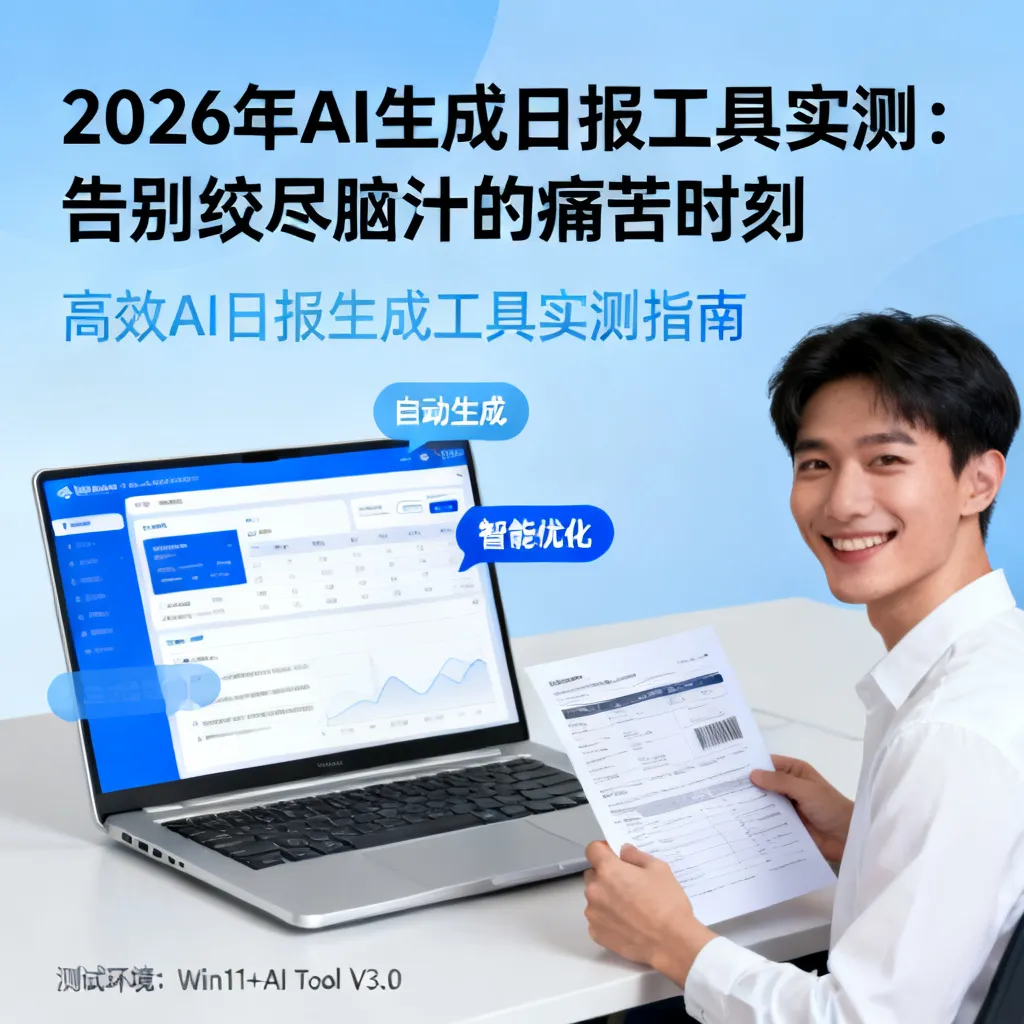 2026年AI生成日报工具实测:告别绞尽脑汁的痛苦时刻配图2