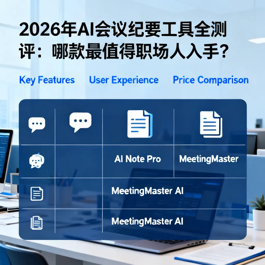 2026年AI会议纪要工具全测评:哪款最值得职场人入手?配图1