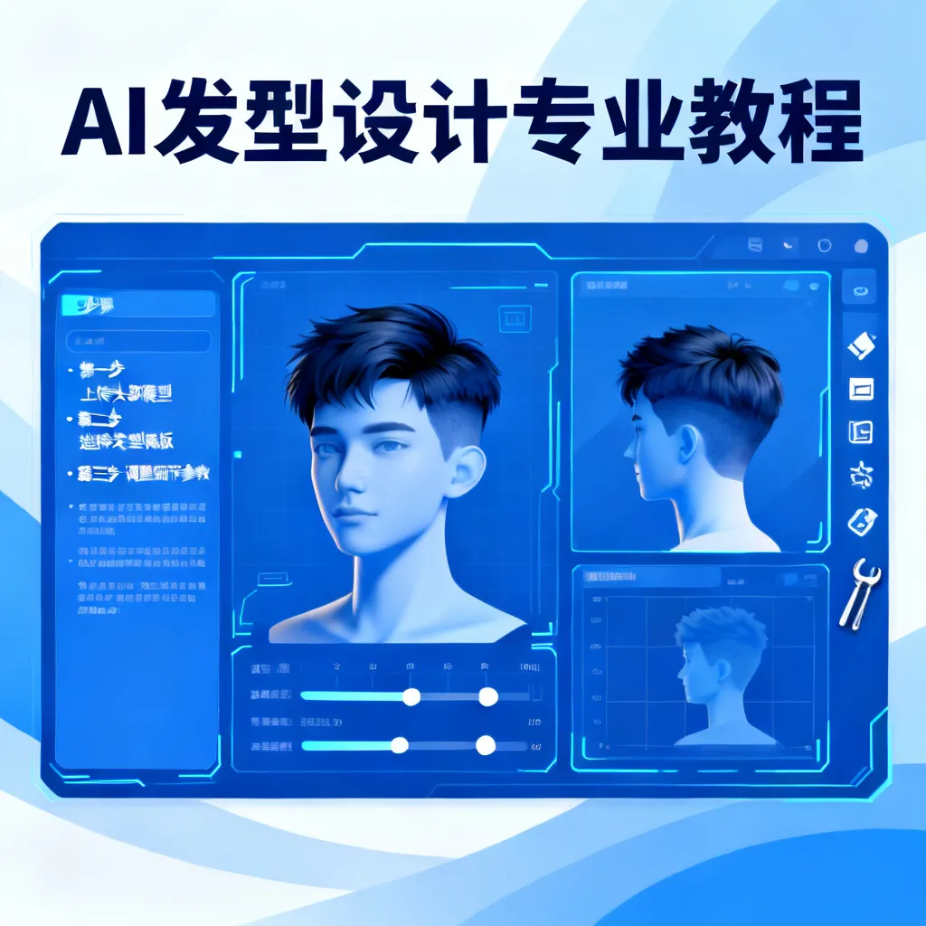 ai设计发型配图1