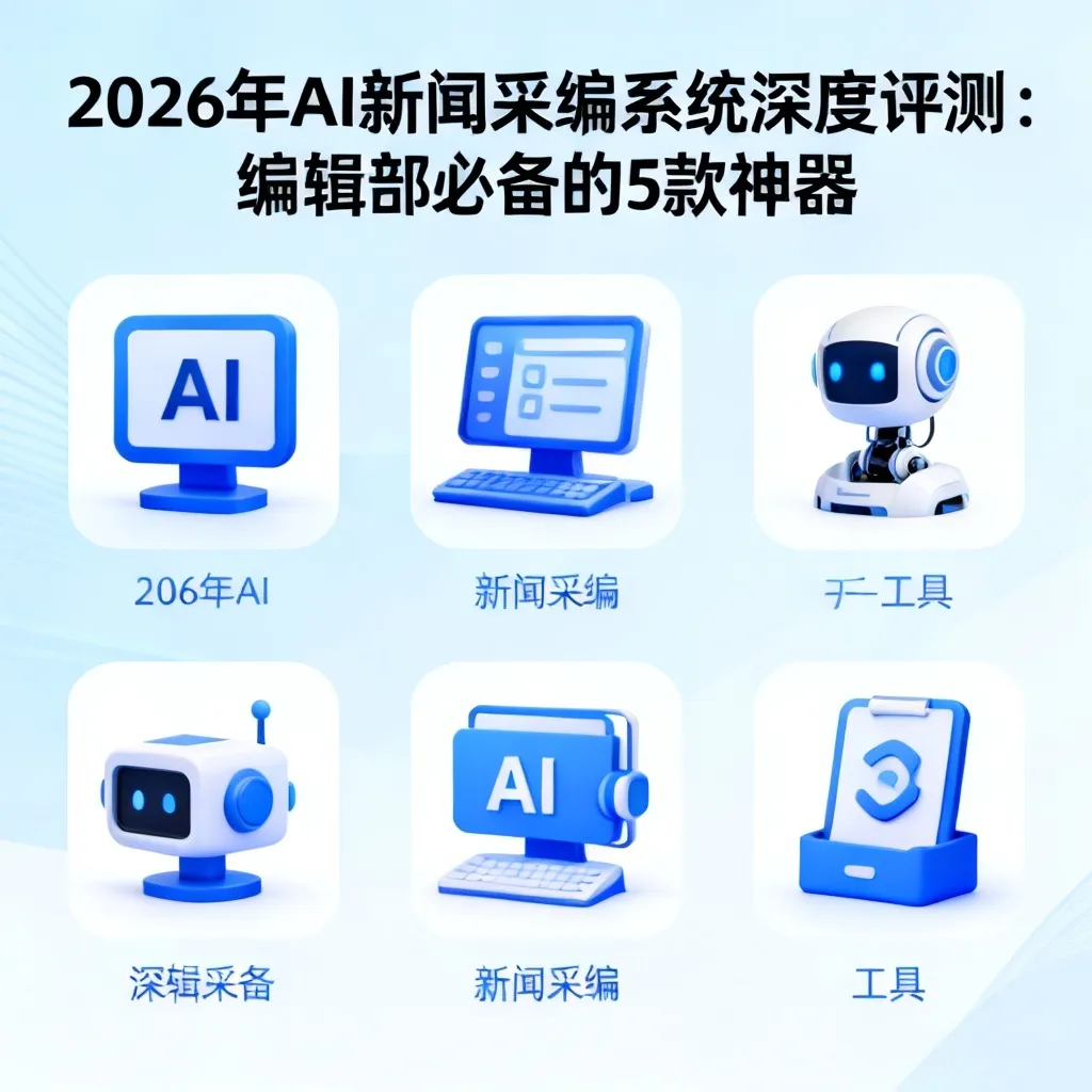 2026年AI新闻采编系统深度评测:编辑部必备的5款神器配图1