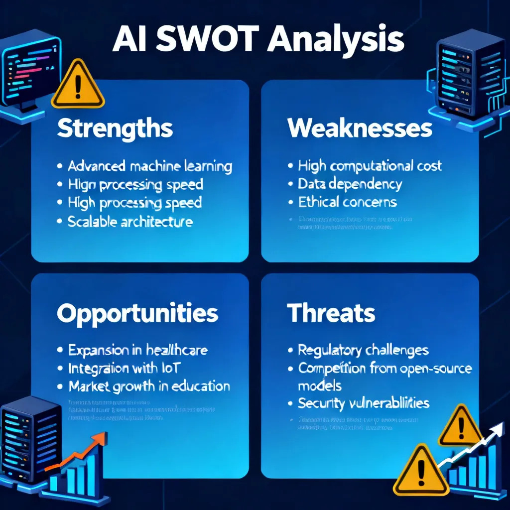 AI做SWOT分析图配图1