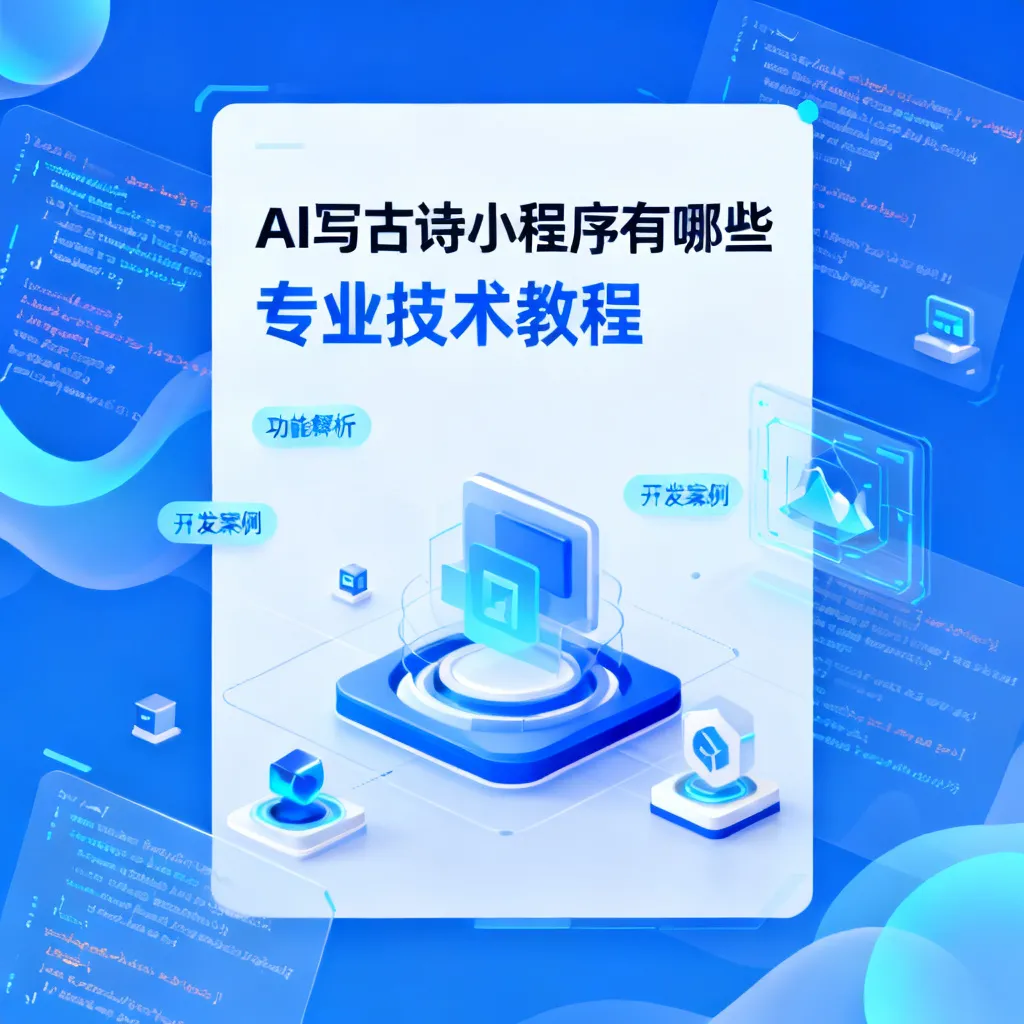 2026版 | AI写古诗小程序有哪些？亲测7款工具从入门到精通