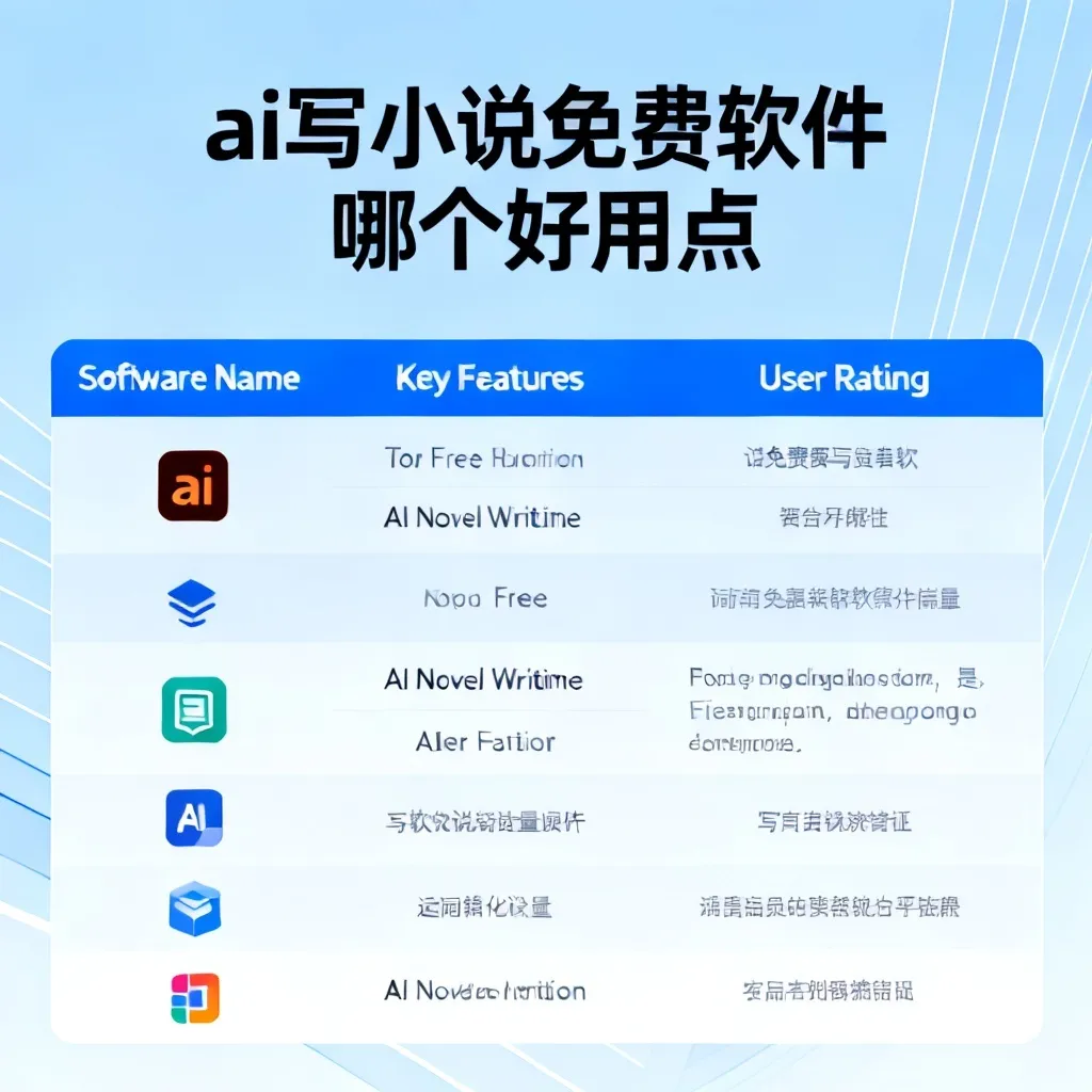 2026实测推荐：ai写小说免费软件哪个好用点？我的亲测对比与完整教程