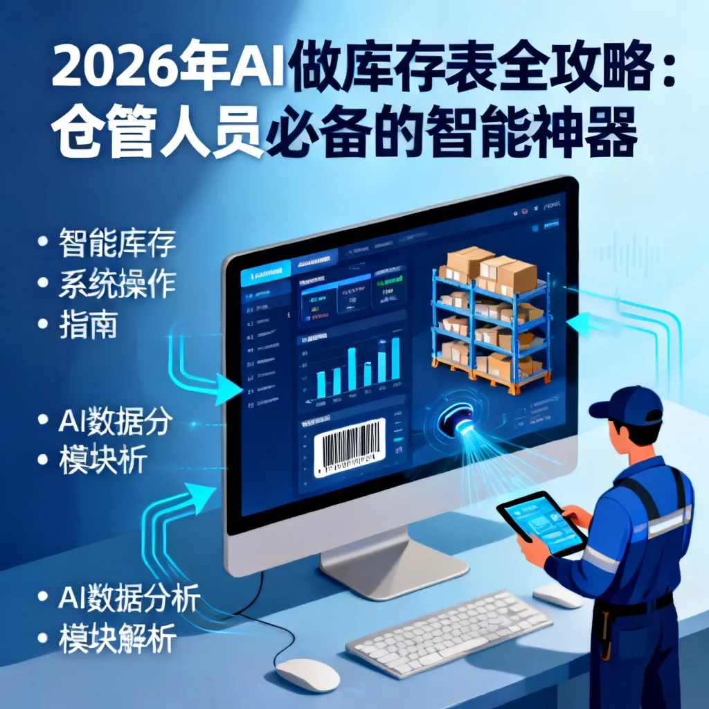 2026年AI做库存表全攻略:仓管人员必备的智能神器配图1