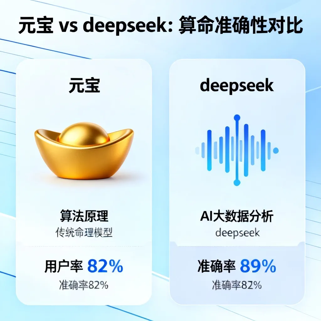 元宝和deepseek哪个算命准配图1
