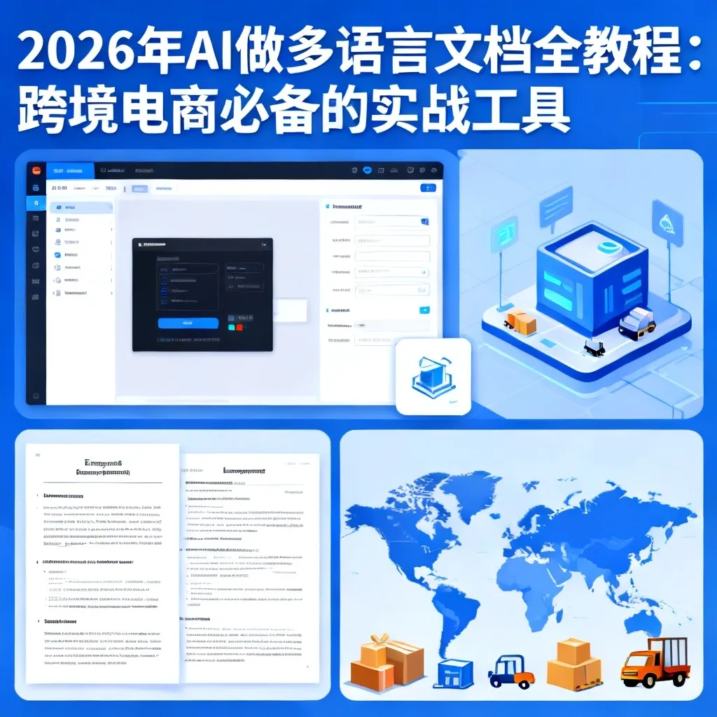 2026年AI做多语言文档全教程:跨境电商必备的实战工具配图2