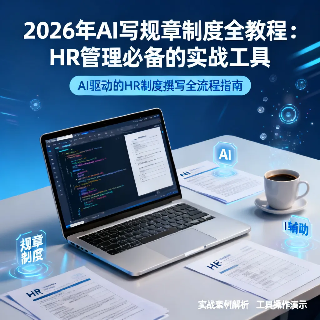 2026年AI写规章制度全教程:HR管理必备的实战工具配图1