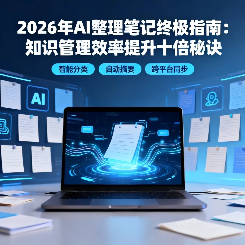 2026年AI整理笔记终极指南:知识管理效率提升十倍秘诀配图2