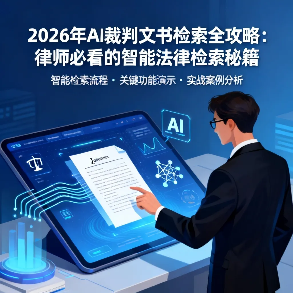 2026年AI裁判文书检索全攻略：律师必看的智能法律检索秘籍与实战指南