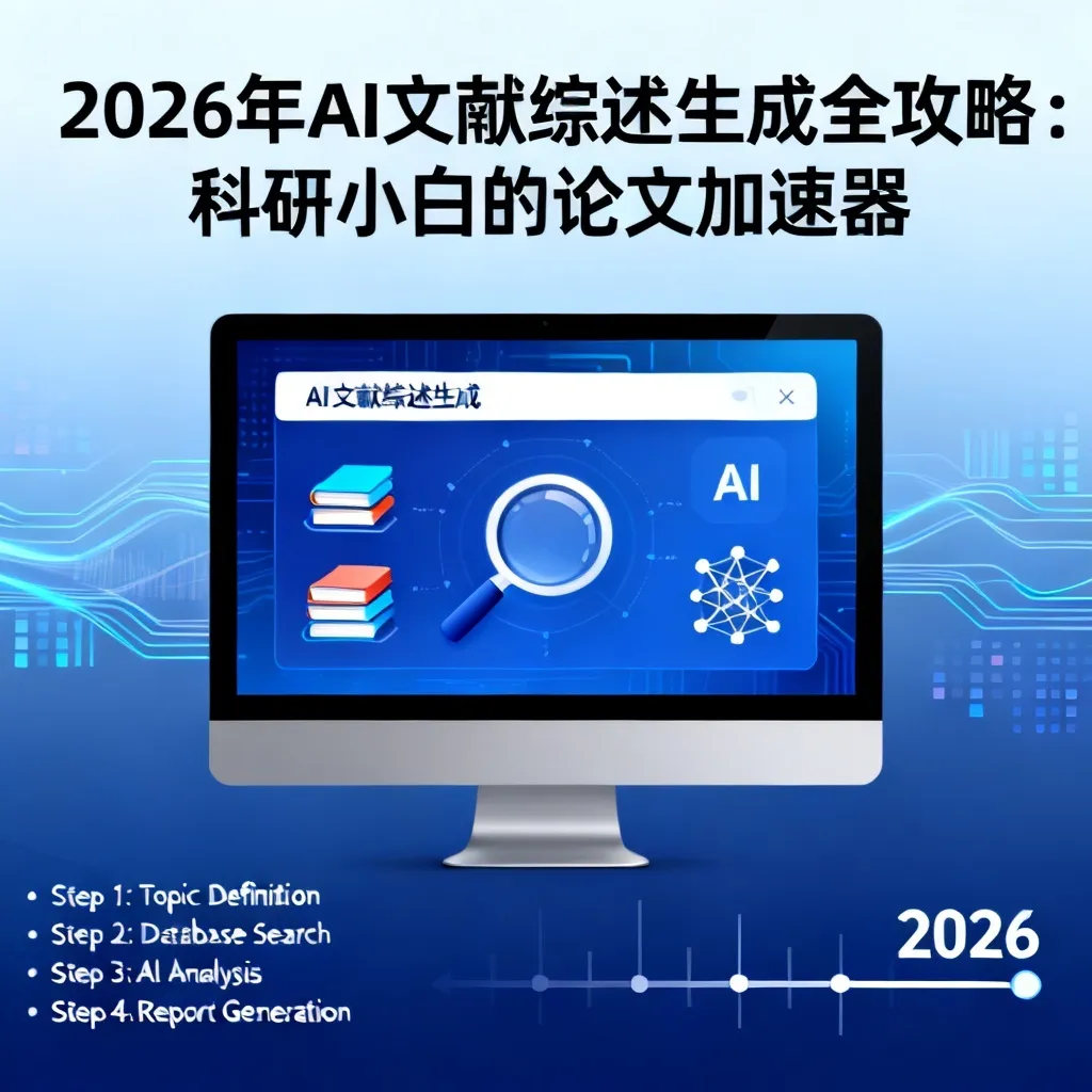 2026年AI文献综述生成全攻略：科研小白的论文加速器与避坑指南