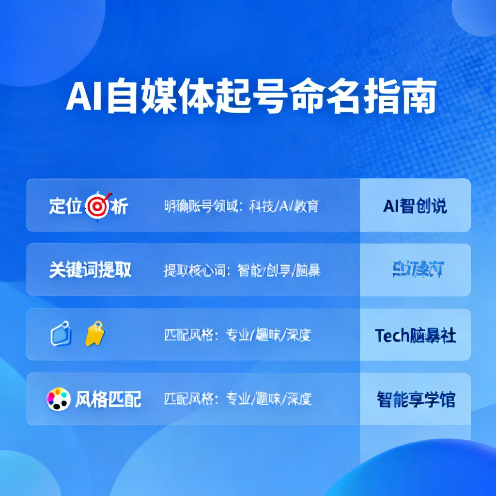 ai做自媒体怎么起号名字配图1