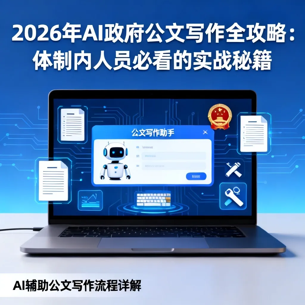 2026年AI政府公文写作全攻略：体制内人员必看的实战秘籍与效率跃升指南