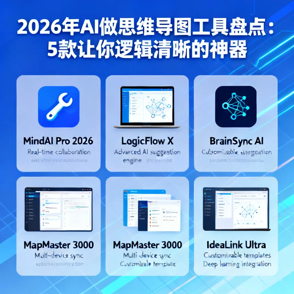2026年AI做思维导图工具盘点:5款让你逻辑清晰的神器配图2