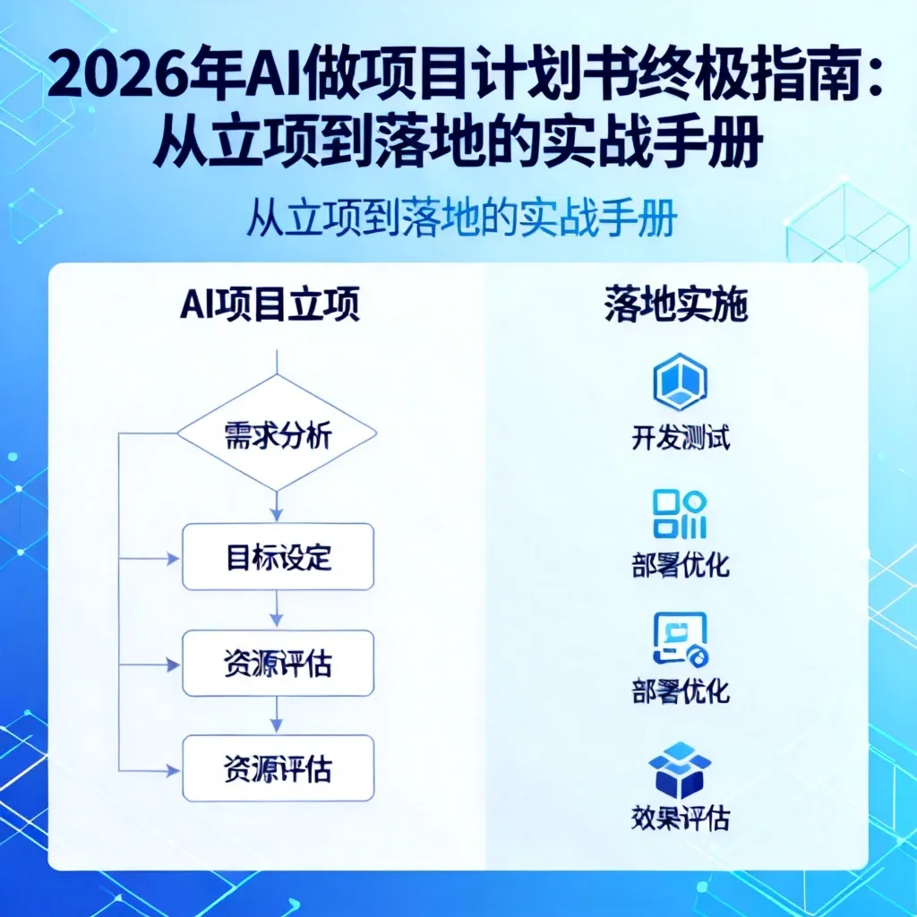 2026年AI做项目计划书终极指南:从立项到落地的实战手册配图1
