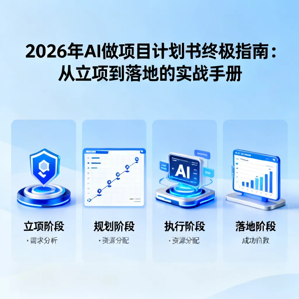 2026年AI做项目计划书终极指南:从立项到落地的实战手册配图2
