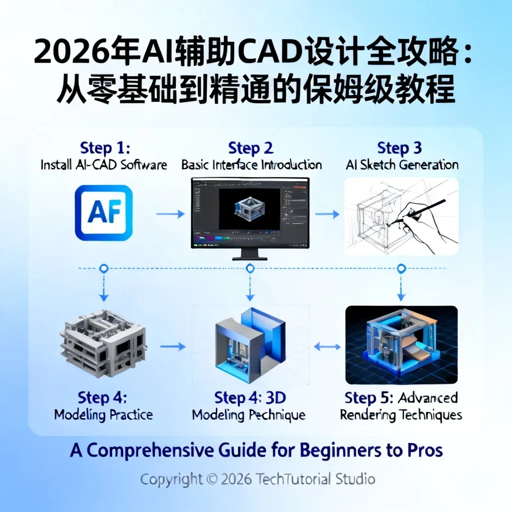 2026年AI辅助CAD设计全攻略：从零基础到精通的保姆级教程，助你效率狂飙