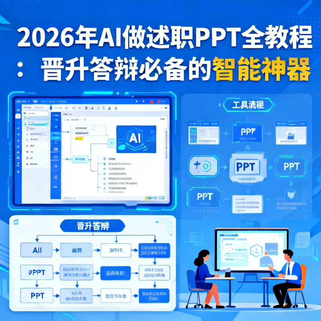 2026年AI做述职PPT全教程:晋升答辩必备的智能神器配图1