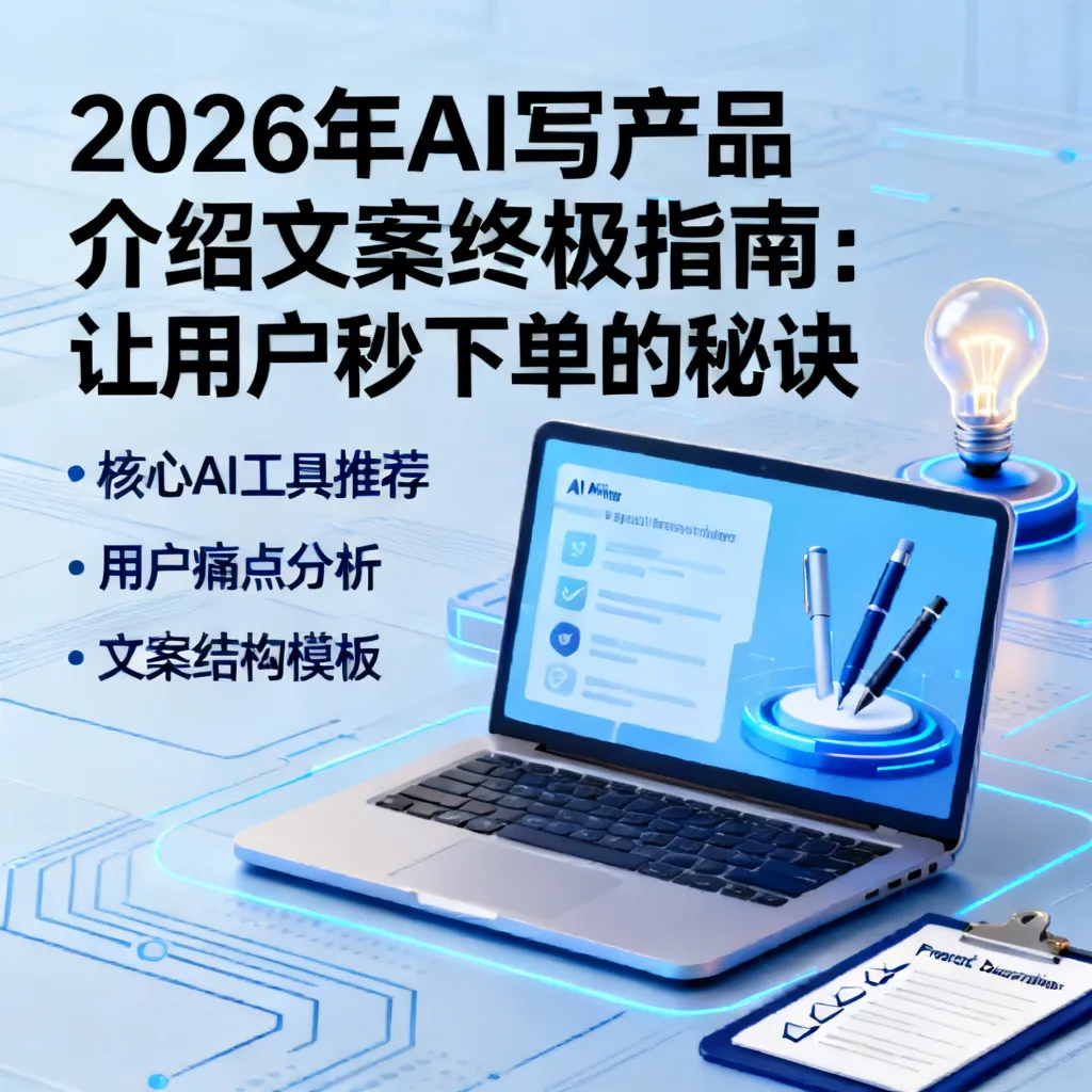2026年AI写产品介绍文案终极指南：让用户秒下单的秘诀与实战解析