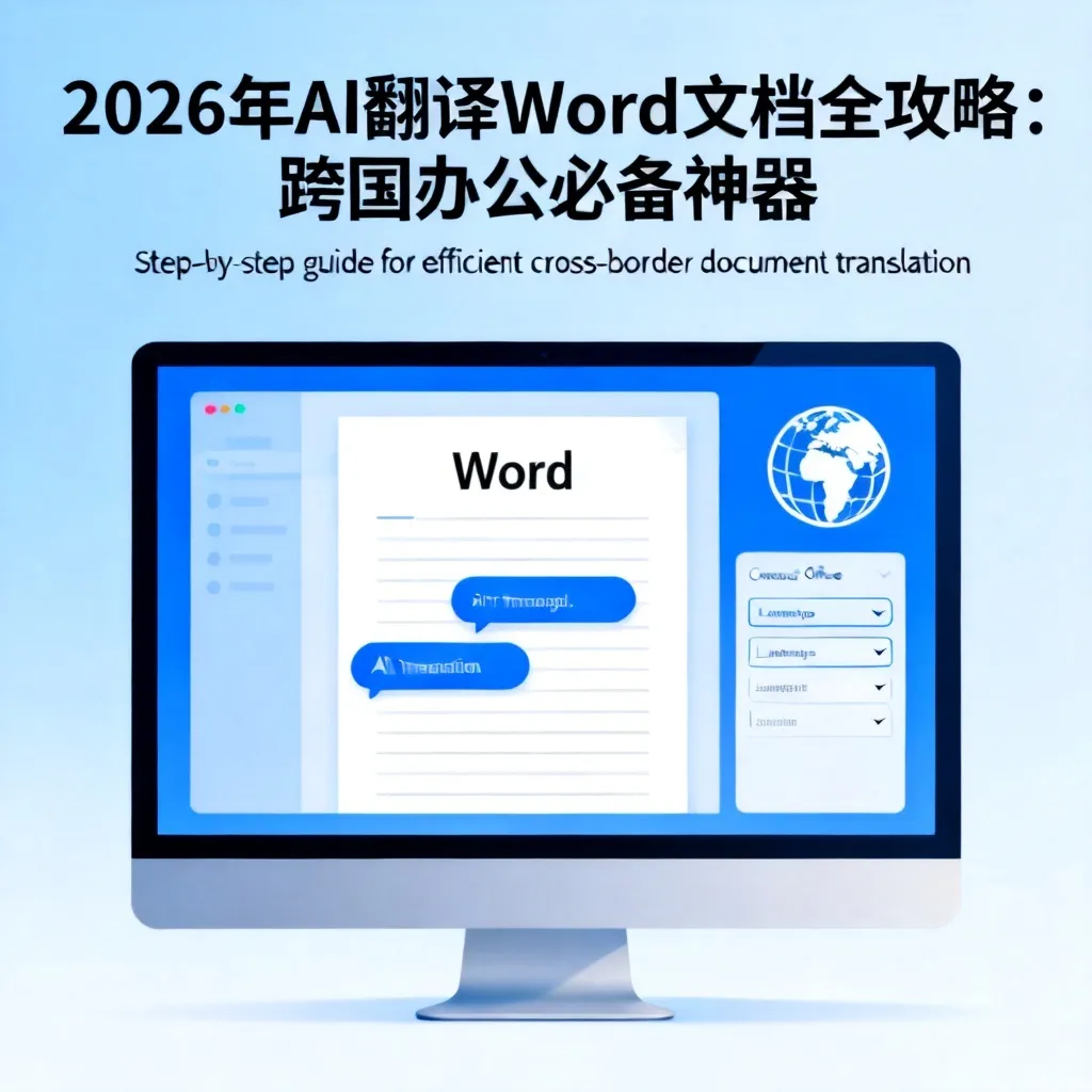 2026年AI翻译Word文档全攻略:跨国办公必备神器配图1