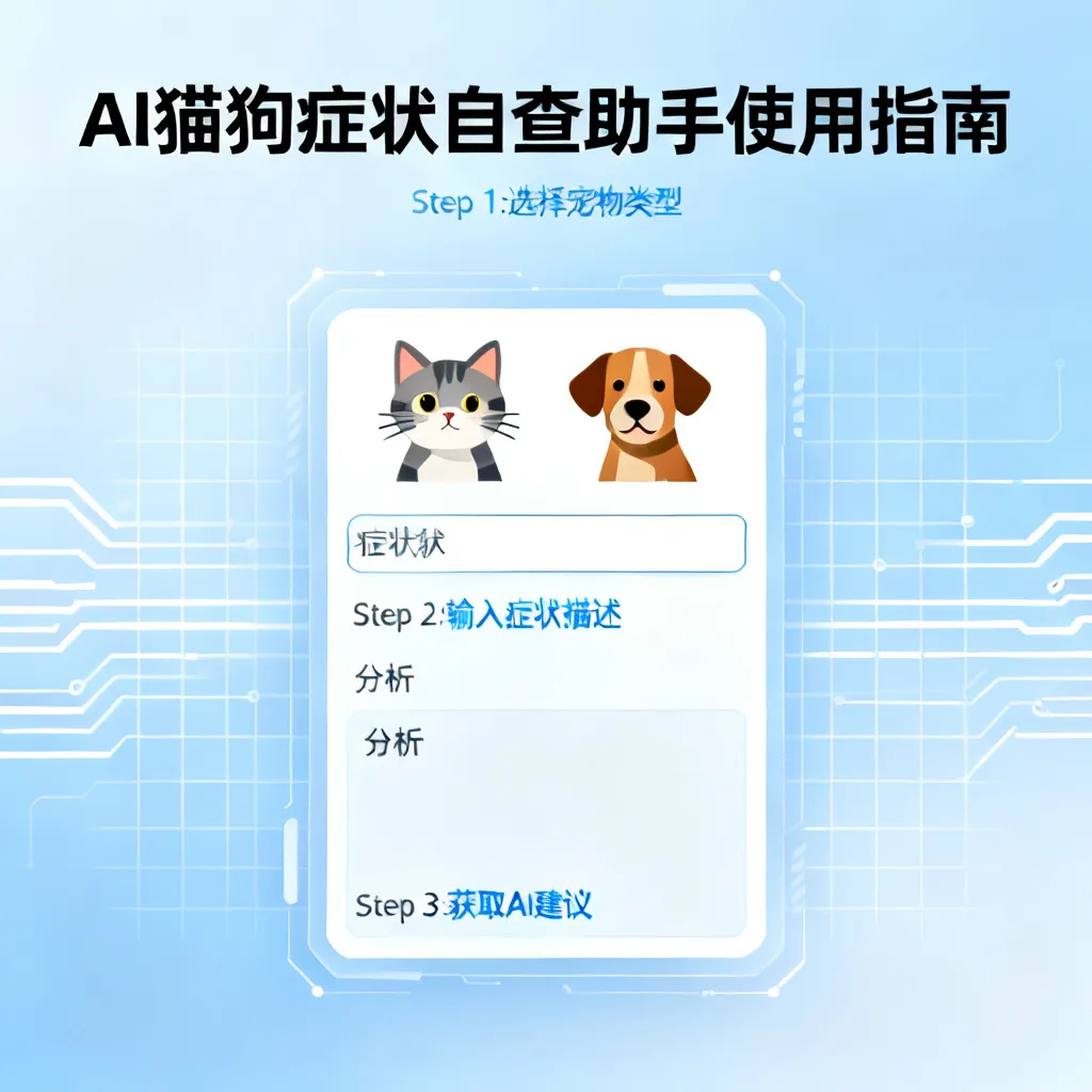 AI猫狗症状自查助手配图2